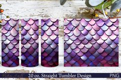 Scales Tumbler Wrap | Sparkling Scales | Pink &amp; Purple Product Image 1