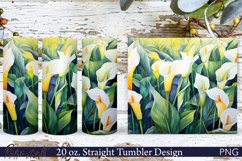Floral Tumbler Wrap | Calla Lily Product Image 1