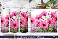 Floral Tumbler Wrap | 20 oz. | Spring Pink Meadow Product Image 1