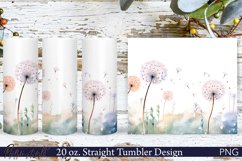 Floral Tumbler Wrap | Dandelions Meadow Design Product Image 1