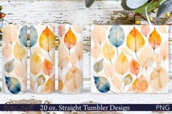 Floral Tumbler Wrap | 20 oz. | Autumn Leaves Product Image 1