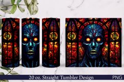 Halloween Sublimation Tumbler | Monster Sublimation Product Image 1