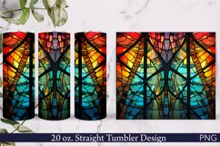 Halloween Sublimation Tumbler | Abstract Design Product Image 1