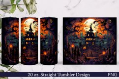Halloween Tumbler Wrap | Witch&#039;s Castle | Fall Design Product Image 1