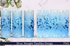 Christmas Tumbler Wrap | Ice Pattern on Window Product Image 1