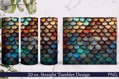 Scales Tumbler Wrap | 20 oz. | Colorful Design Product Image 1