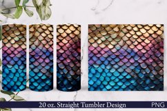 Scales Tumbler Wrap | 20 oz. | Sparkling Design PNG Product Image 1
