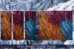 Sparkle Tumbler Wrap | 20 oz. Straight | Yellow Product Image 1