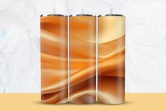 3D Waving Golden Tumbler Wrap Product Image 1