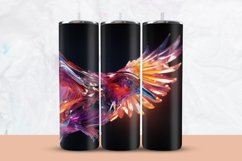Colorful Crystal Bird Tumbler Wrap Product Image 1