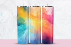 Watercolor Colorful Tumbler Wrap Product Image 1