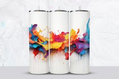 Colorful Splash Tumbler Wrap Product Image 1