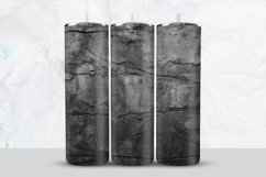 Black Rough Concrete Wall Tumbler Wrap Product Image 1