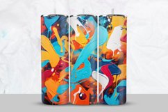 Colorful Painted Wall Tumbler Wrap Product Image 1