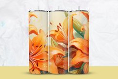Orange Lily Tumbler Wrap Product Image 1