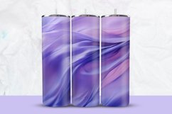 3D Purple Waves Tumbler Wrap Product Image 1