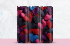 3D Hearts Tumbler Wrap Product Image 1
