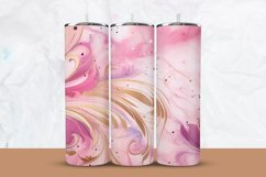 Puppy With Flowers Tumbler Wrap Product Image 1