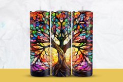 Colorful Tree Tumbler Wrap Product Image 1