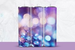 Purple Bokeh Tumbler Wrap Product Image 1