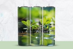 Leaf in Water Tumbler Wrap Product Image 1