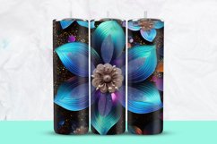 3D Flower Tumbler Wrap Product Image 1