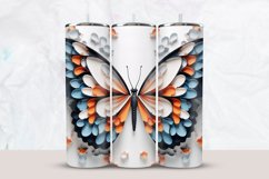 3D Butterfly Tumbler Wrap Product Image 1