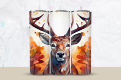 Polygon Deer Tumbler Wrap Product Image 1