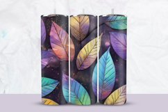 3D Neon Leaves Tumbler Wrap Product Image 1