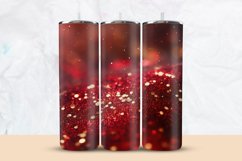Red Glitter Tumbler Wrap Product Image 1