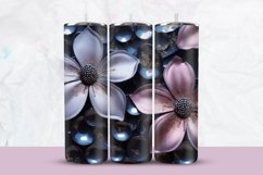 3D Flower Tumbler Wrap Product Image 1