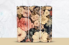 Colorful Flower Tumbler Wrap Product Image 1