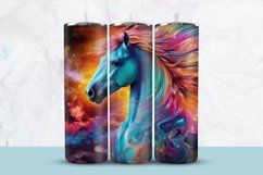 Colorful Horse Tumbler Wrap Product Image 1