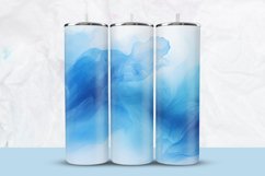 Blue Watercolor Tumbler Wrap Product Image 1