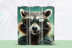 Funky Raccoon Tumbler Wrap Product Image 1