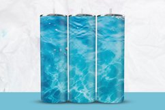 Blue Water Tumbler Wrap Product Image 1