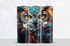 Colorful Owl Tumbler Wrap Product Image 1
