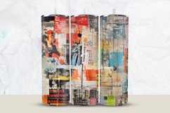 Torn Poster Wall Tumbler Wrap Product Image 1