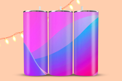 Abstract Magenta Curves Tumbler Wrap Product Image 1