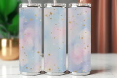 Tumbler Wrap 20 oz - moon and stars glitter Product Image 1