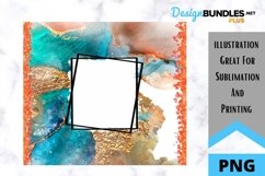 Sublimation Alcohol Ink and Foil Tumbler Product Image 2