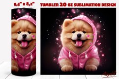 Dog tumbler sublimation / Funny Chow chow png / cute dog png Product Image 1