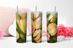 Tulip tumbler sublimation designs, Tulip sublimation Product Image 2