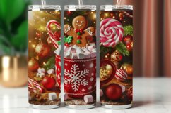 Tumbler Wrap 20 oz - gingerbread man christmas Product Image 1