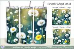 Dandelions Tumbler| Wrap Tumbler Dandelions 20 oz| frora Product Image 1