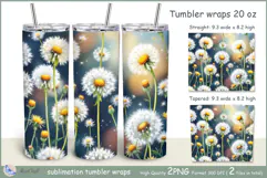 Dandelions Tumbler| Wrap Tumbler Dandelions 20 oz| frora Product Image 1