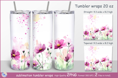 WildflowersTumbler| Wrap Tumbler Dandelions 20 oz| frora Product Image 1