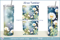 Dandelions Tumbler| Wrap Tumbler Dandelions 20 oz| frora Product Image 2