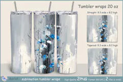 WildflowersTumbler| Wrap Tumbler Dandelions 20 oz| frora Product Image 1