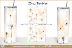 Dandelions Tumbler| Wrap Tumbler Dandelions 20 oz| frora Product Image 2